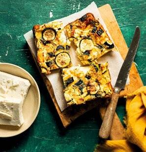 Gourmand 520 CLAFOUTIS COURGETTE, FETA, BASILIC