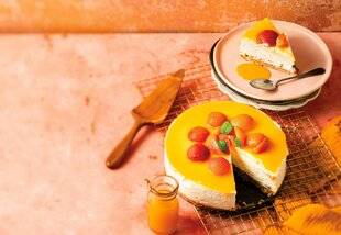 Gourmand 521 CHEESE-CAKE AUX ABRICOTS