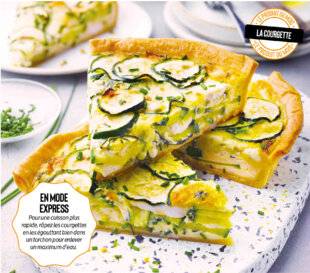 Gourmand 521 TARTE COURGETTE CHÈVRE
