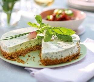 Gourmand 521 CHEESE-CAKE AU FROMAGE FRAIS ET AUX FINES HERBES
