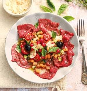 Gourmand 521 CARPACCIO DE BŒUF, TARTARE SUCRÉ-SALÉ