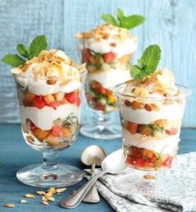Gourmand 521 Verrine de melon à la menthe