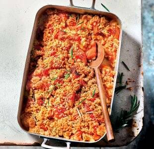 Gourmand 522 CRUMBLE DE TOMATE AU ROMARIN