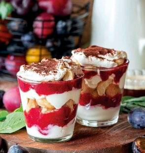 Gourmand 522 Tiramisu aux prunes et au limoncello