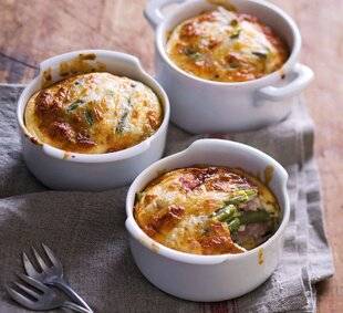 Gourmand 522 CLAFOUTIS DE HARICOTS VERTS AU BACON