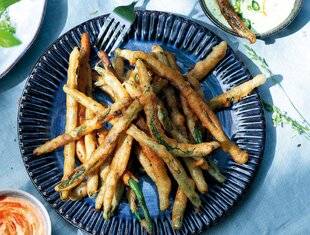 Gourmand 522 HARICOTS FRITS, DUO DE SAUCES