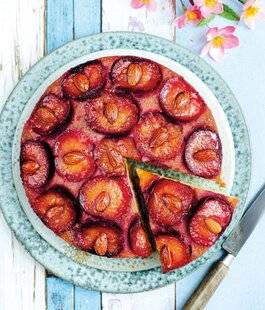 Gourmand 522 Gâteau renversé aux prunes et aux amandes