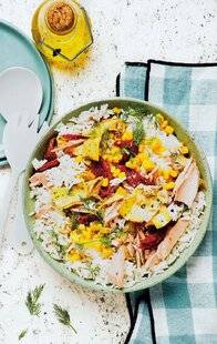 Gourmand 522 SALADE DE RIZ AU THON ET À L'ARTICHAUT