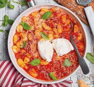 Gourmand 522 GNOCCHIS À LA TOMATE ET BURRATA