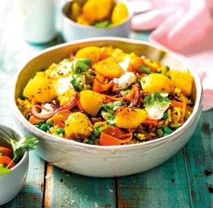 Gourmand 523 BIRYANI DE CAROTTES ET POMMES DE TERRE