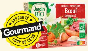Gourmand 524 3 cubes de bouillon au banc d'essai