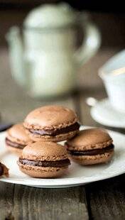 Gourmand 524 MACARONS À LA MOUSSE AU CHOCOLAT À L'ANCIENNE