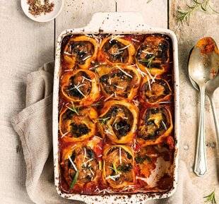 Gourmand 524 ROLLS VEGGIE BUTTERNUT ET ÉPINARDS