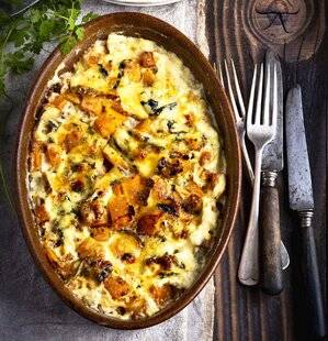 Gourmand 526 GRATIN DE BUTTERNUT AU GORGONZOLA