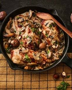 Gourmand 526 FILET DE POULET RÔTI À LA FORESTIÈRE