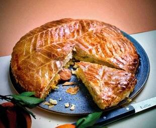 Gourmand 526 Galette des rois, frangipane à la clémentine