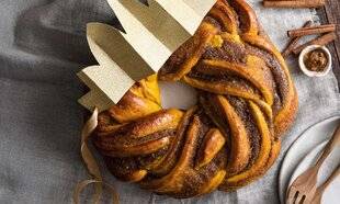 Gourmand 526 Babka des rois à la courge et frangipane à la cannelle