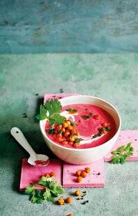 Gourmand 527 CRÈME DE BETTERAVE AUX POIS CHICHES CARAMÉLISÉS