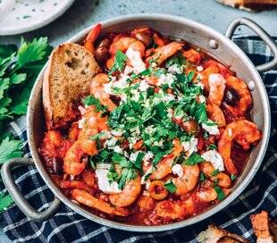 Gourmand 527 CREVETTES À LA GRECQUE