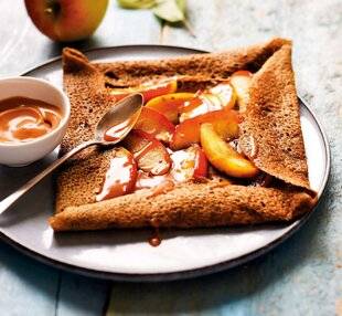 Gourmand 527 Galettes de sarrasin aux pommes et au caramel