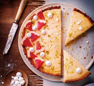 Gourmand 528 Tarte fondante au pomélo