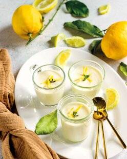 Gourmand 528 Lemon posset au thym citron