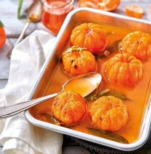 Gourmand 528 Clémentines rôties à la cannelle et à la verveine