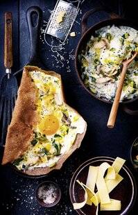 Gourmand 529 GALETTE À LA CRÈME DE POIREAU ET BEAUFORT