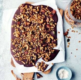 Gourmand 529 Maxi-tablette de chocolat au granola maison