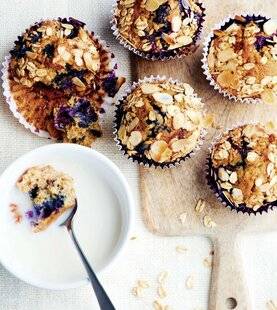 Gourmand 529 Muffins aux myrtilles et au muesli
