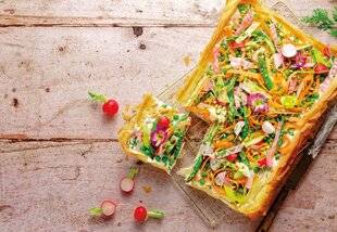 Gourmand 530 TARTE FILO AUX LÉGUMES NOUVEAUX
