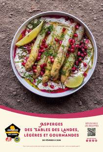 Gourmand 530 ASPERGES DES SABLES DES LANDES, LÉGÈRES ET GOURMANDES