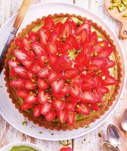 Gourmand 530 TARTE FRAISE-PISTACHE