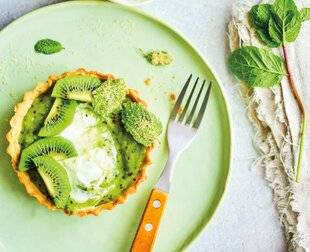 Gourmand 530 TARTELETTE KIWI, CITRON VERT ET MENTHE CRISTALLISÉE