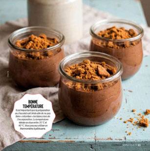 Gourmand 530 Mousse au chocolat, éclats de spéculoos