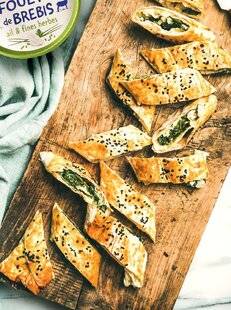 Gourmand 531 FEUILLETÉ ÉPINARDS ET FROMAGE FRAIS