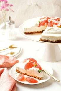 Gourmand 531 CHEESE-CAKE SANS CUISSON AU PAMPLEMOUSSE