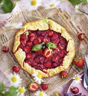 Gourmand 532 Tarte rustique aux fraises