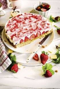 Gourmand 532 Tarte au yaourt et aux fraises