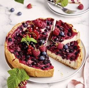 Gourmand 532 Tarte à la ricotta et aux fruits rouges