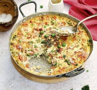 Gourmand 532 CLAFOUTIS AUX CAROTTES ET PETITS POIS