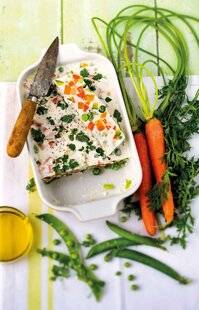Gourmand 533 TERRINE DE LÉGUMES AU CHÈVRE FRAIS