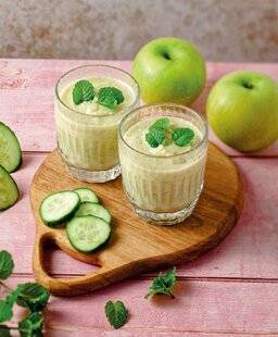 Gourmand 533 SMOOTHIE POMME, CONCOMBRE ET MENTHE