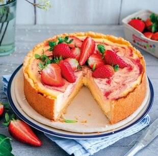 Gourmand 533 Flan marbré aux fraises
