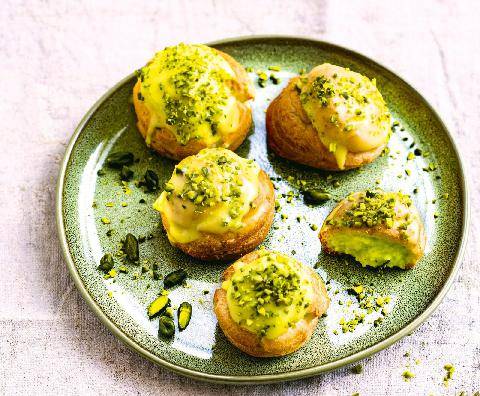 Gourmand 534 Petits choux à la pistache