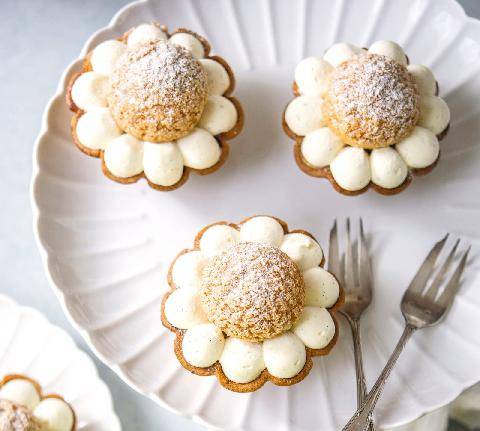 Gourmand 534 Tartelette trop chou au caramel beurre salé