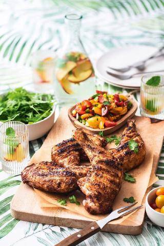 Gourmand 535 BARBECUE DE POULET FERMIER ET SALSA D’ÉTÉ