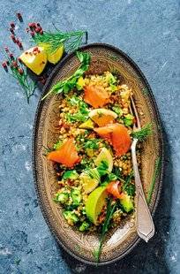 Hors Série 26 Salade d'été sarrasin & poissons fumés