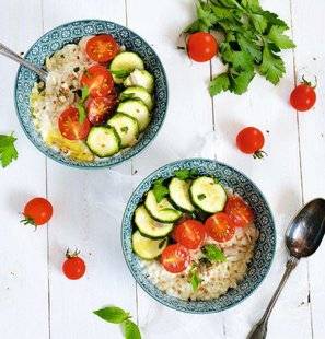 Hors Série 26 Porridge courgettes et tomates