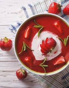 Hors Série 51 SOUPE DE RHUBARBE à la fraise